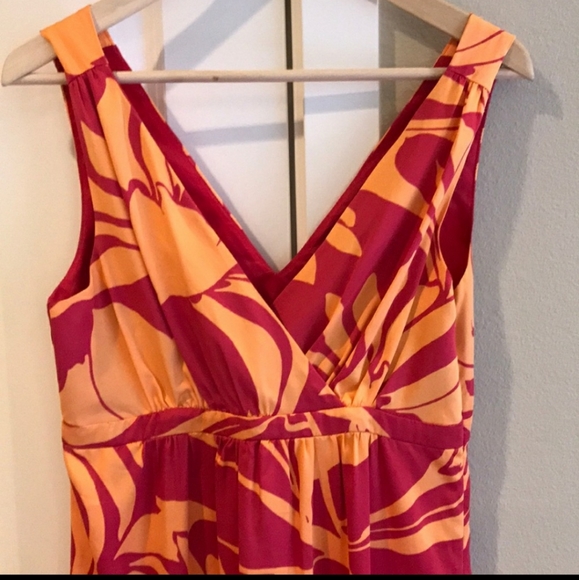 H&M midi length v-neck sleeveless dress - Picture 2 of 4